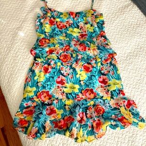 Lulu’s strap dress| Lulu’s dresses | floral dress | size L | Lulu’s floral dress